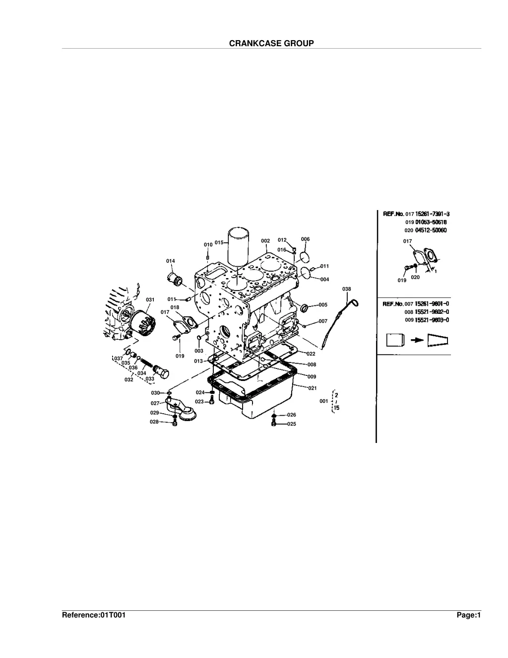 crankcase group