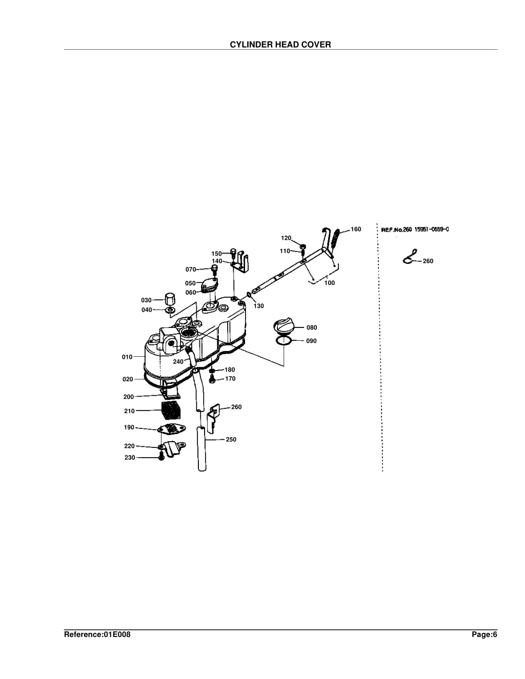 cylinder head cover