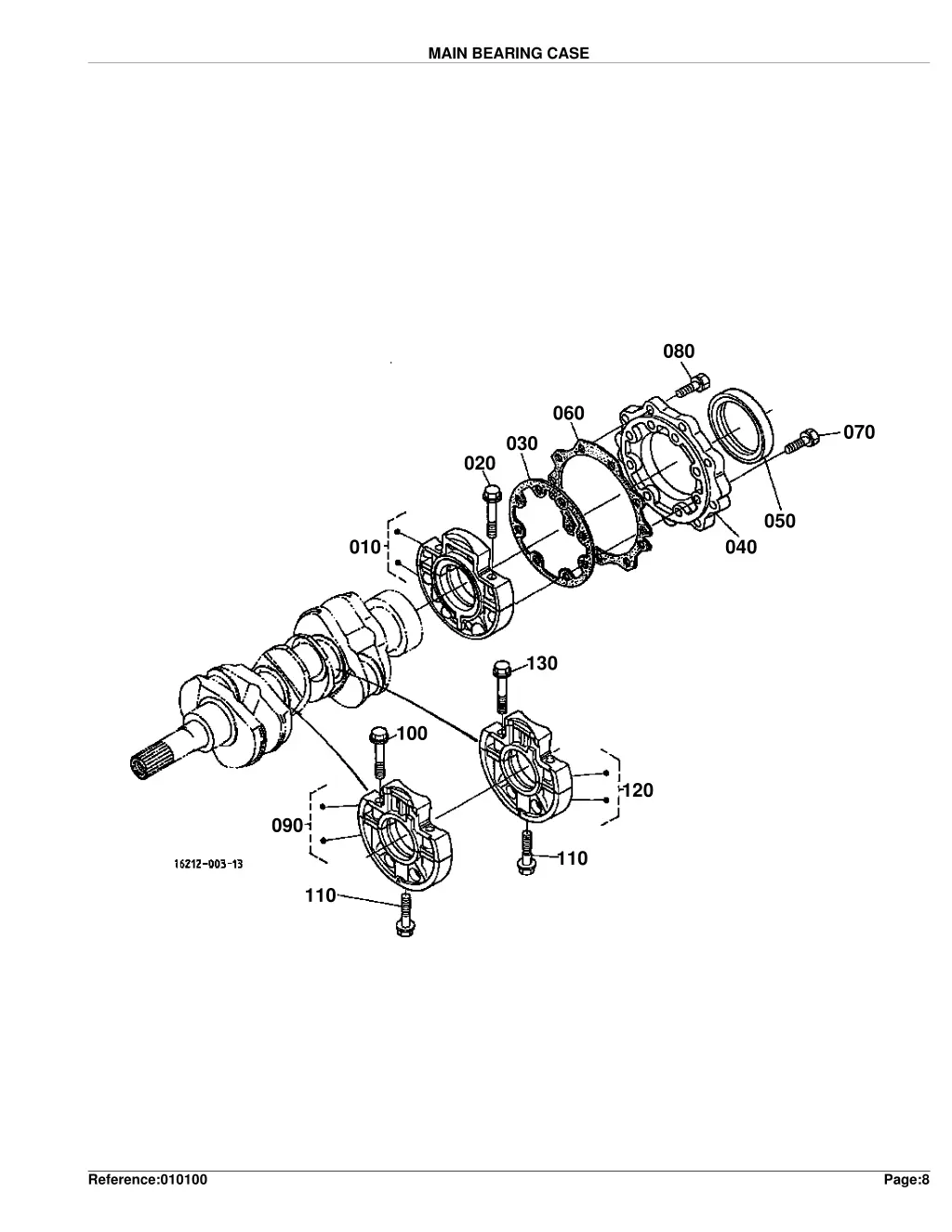 main bearing case