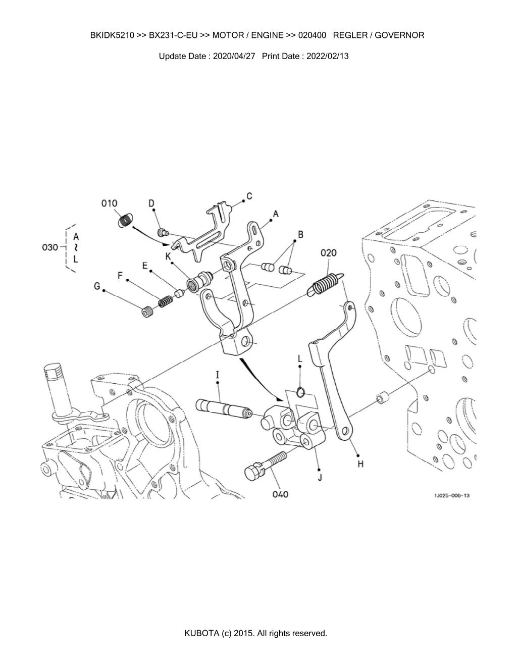 bkidk5210 bx231 c eu motor engine 020400 regler