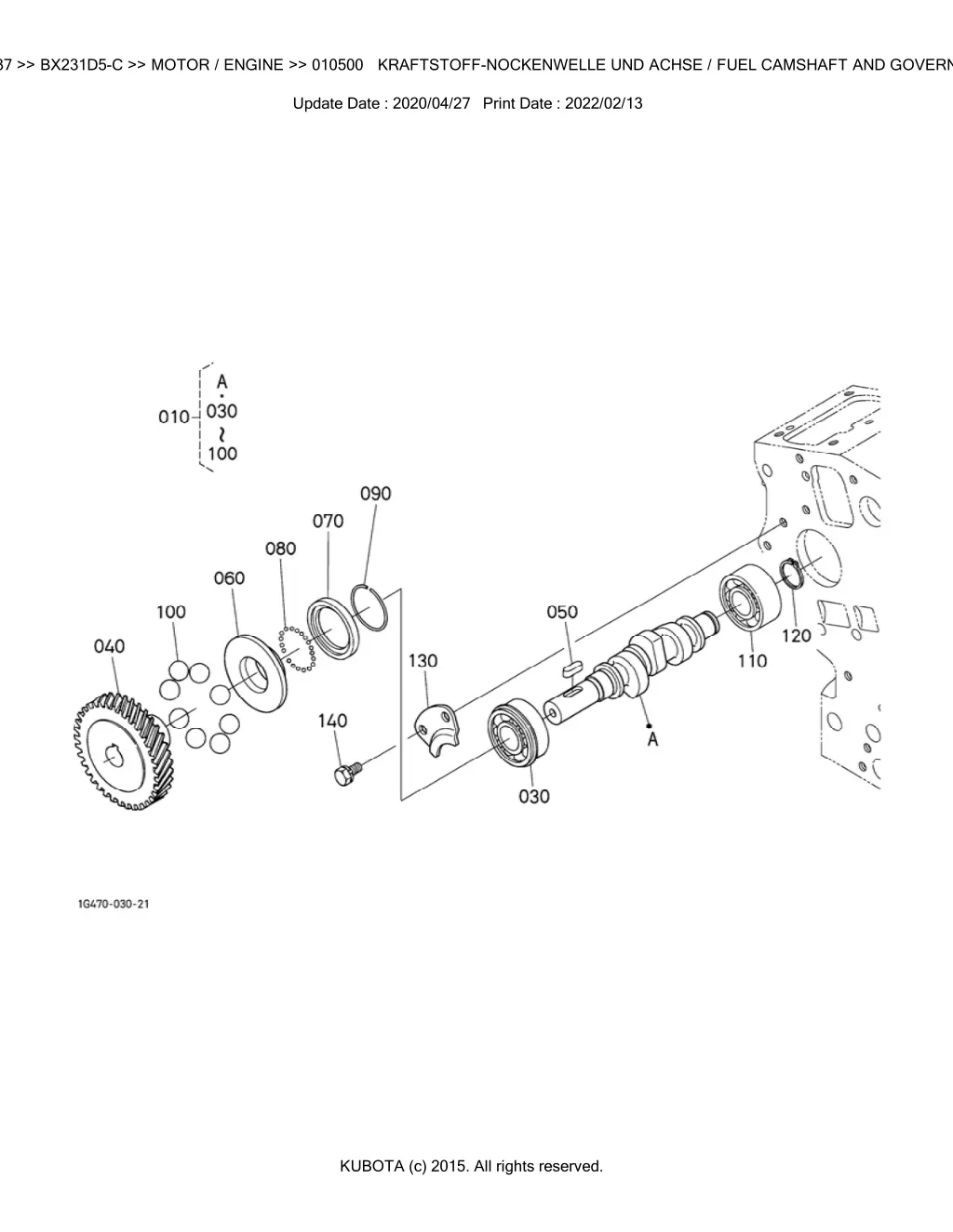 bkidk5237 bx231d5 c motor engine 010500