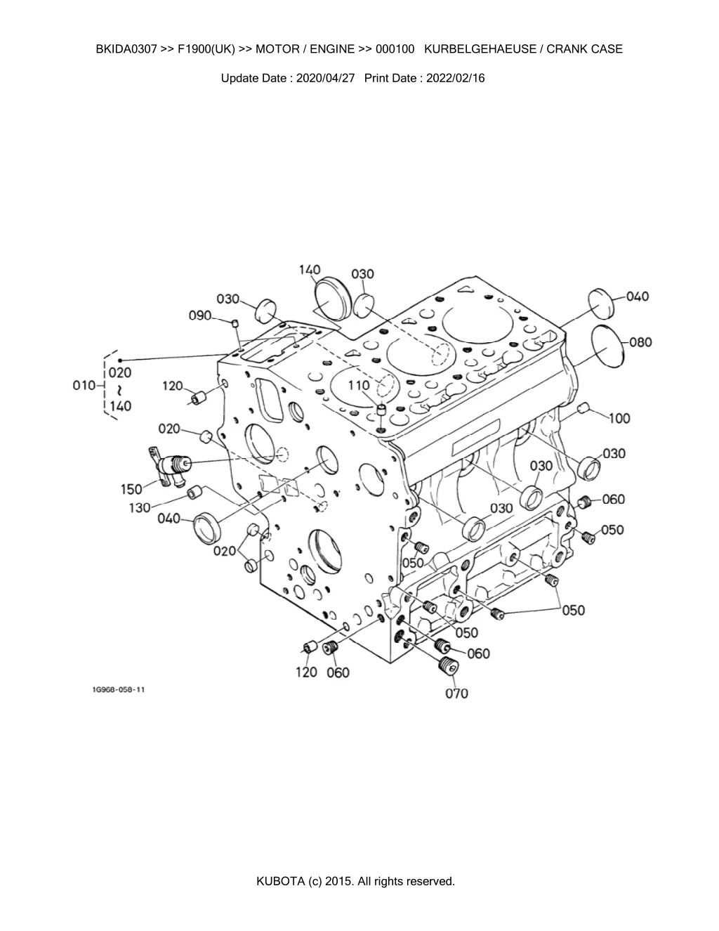 bkida0307 f1900 uk motor engine 000100