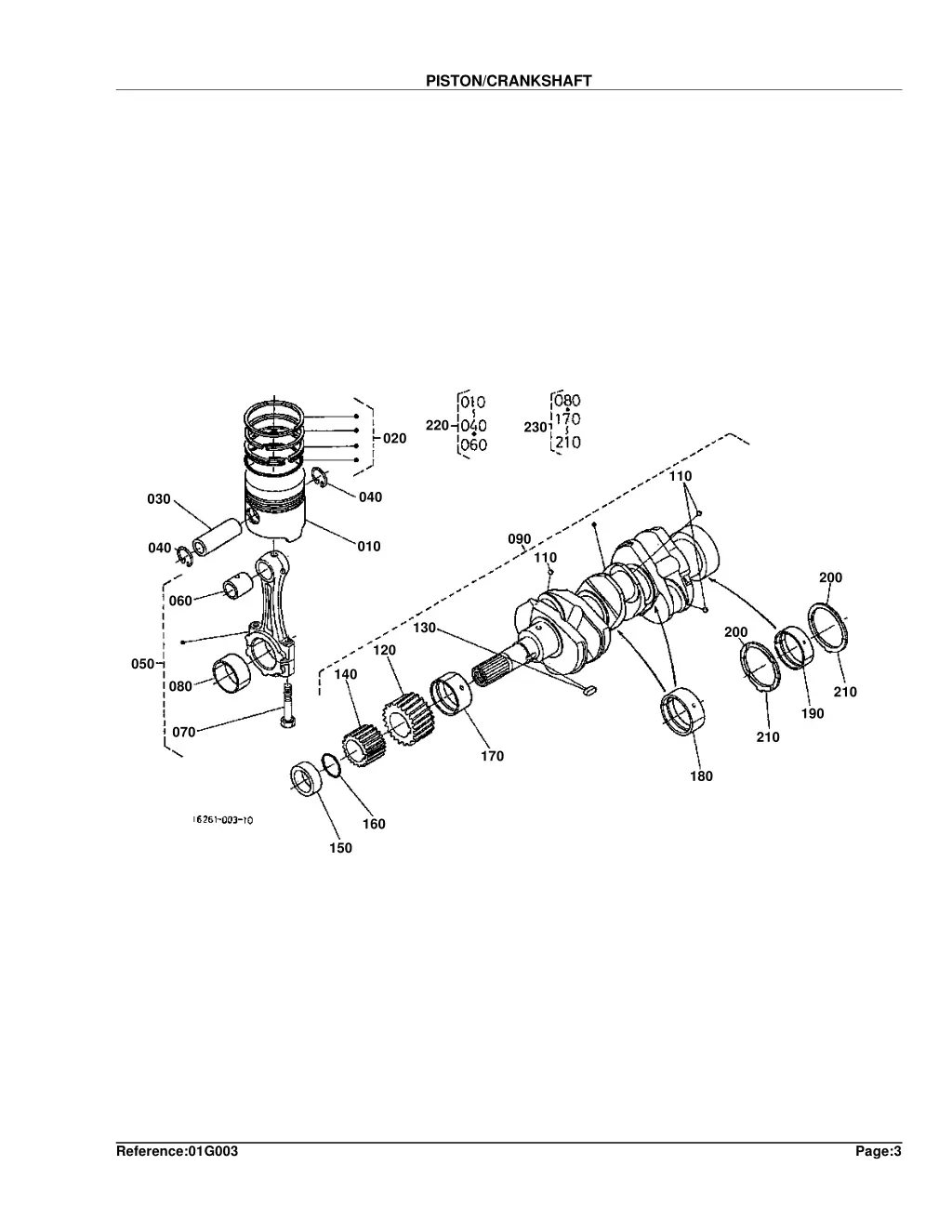 piston crankshaft