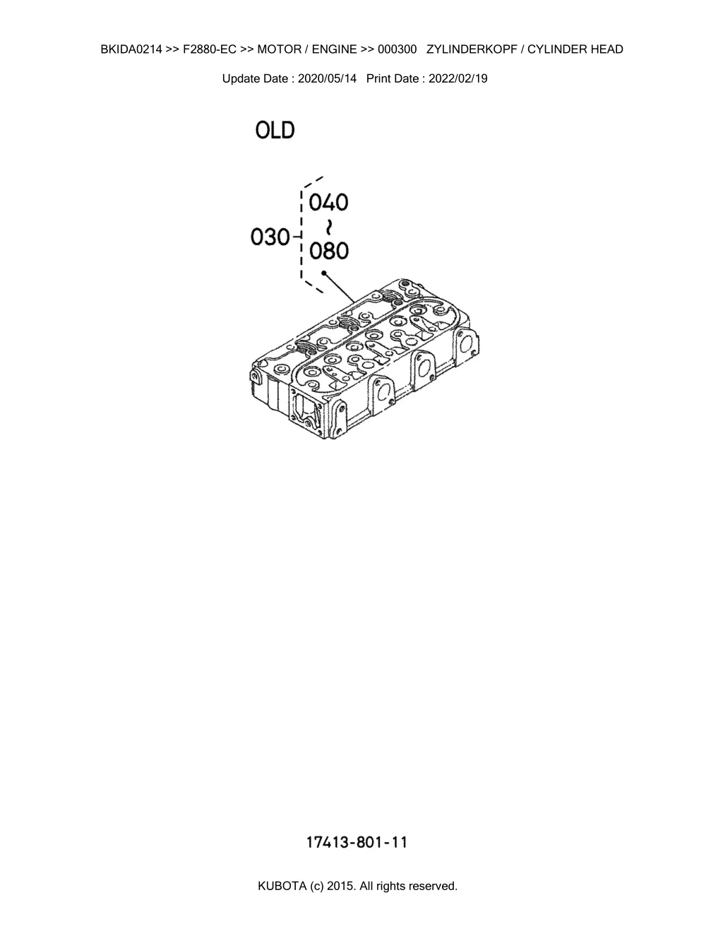 bkida0214 f2880 ec motor engine 000300 2