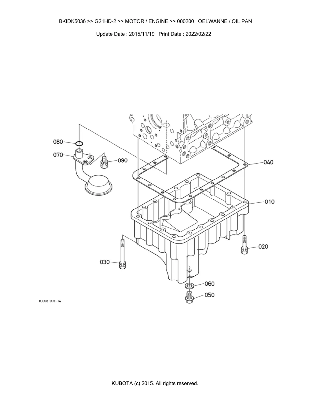 bkidk5036 g21hd 2 motor engine 000200 oelwanne