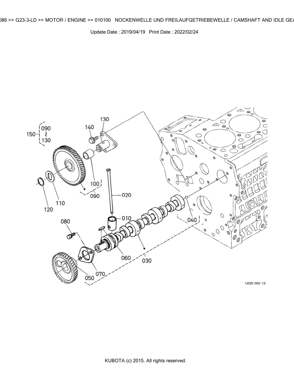 bkidk5086 g23 3 ld motor engine 010100