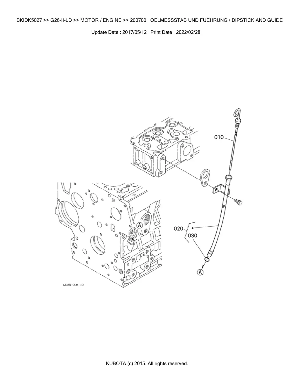 bkidk5027 g26 ii ld motor engine 200700