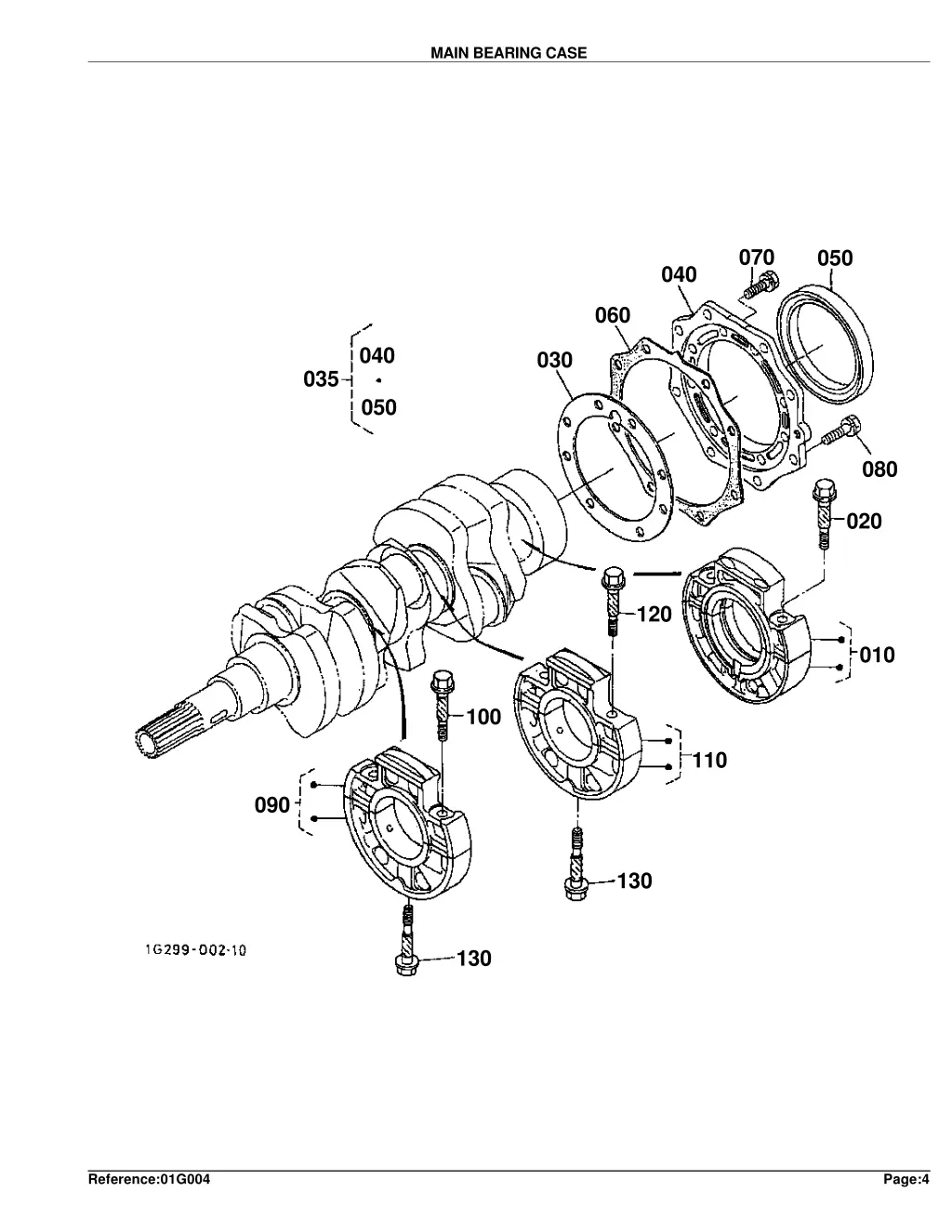 main bearing case