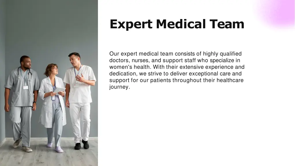 expert medical team