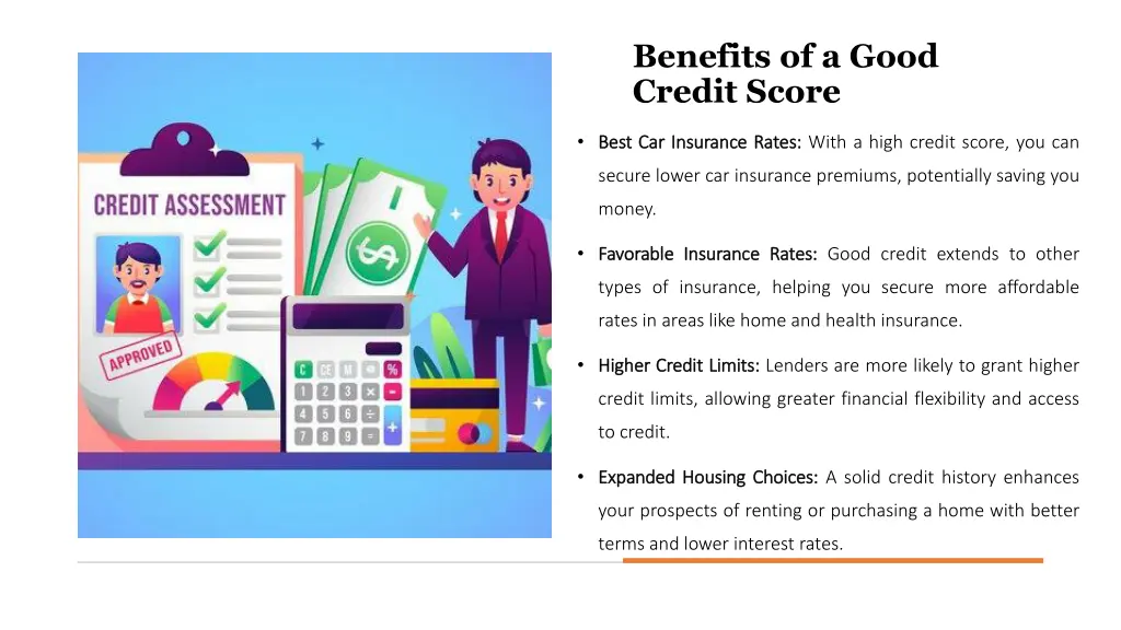 benefits of a good credit score