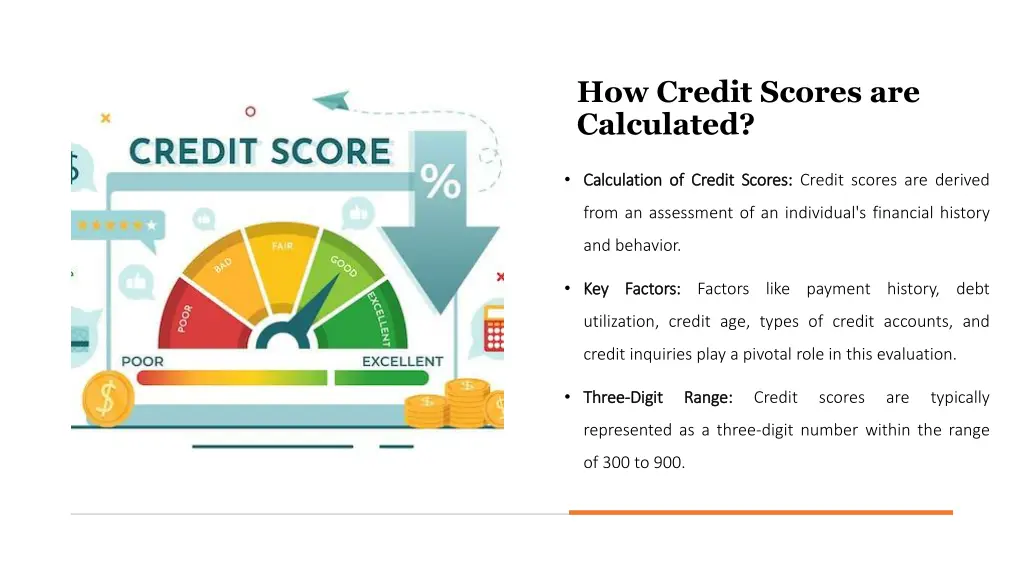 how credit scores are calculated