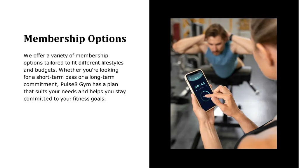 membership options