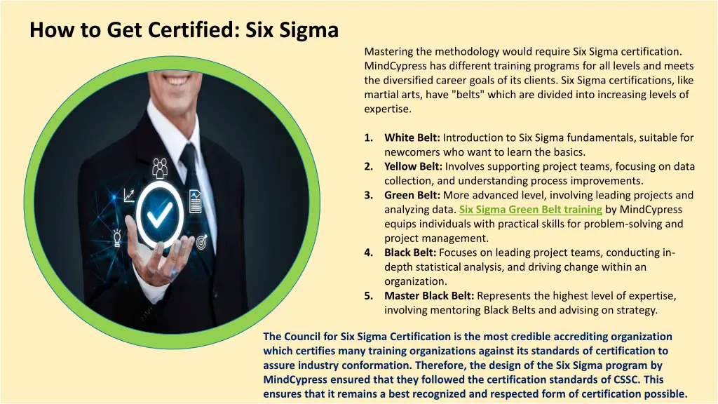 how to get certified six sigma