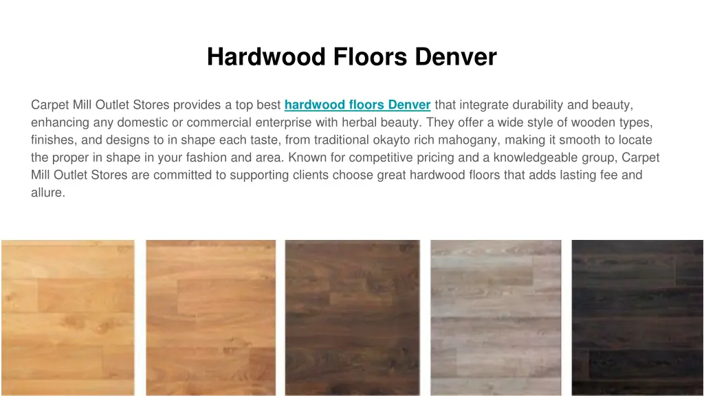 hardwood floors denver