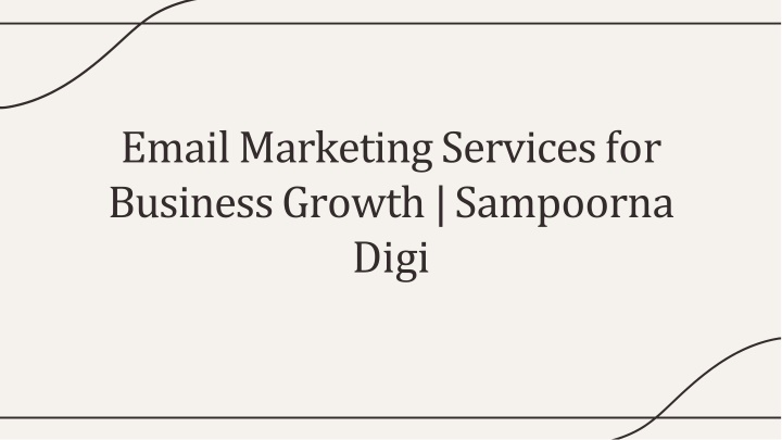 email marketing services for business growth