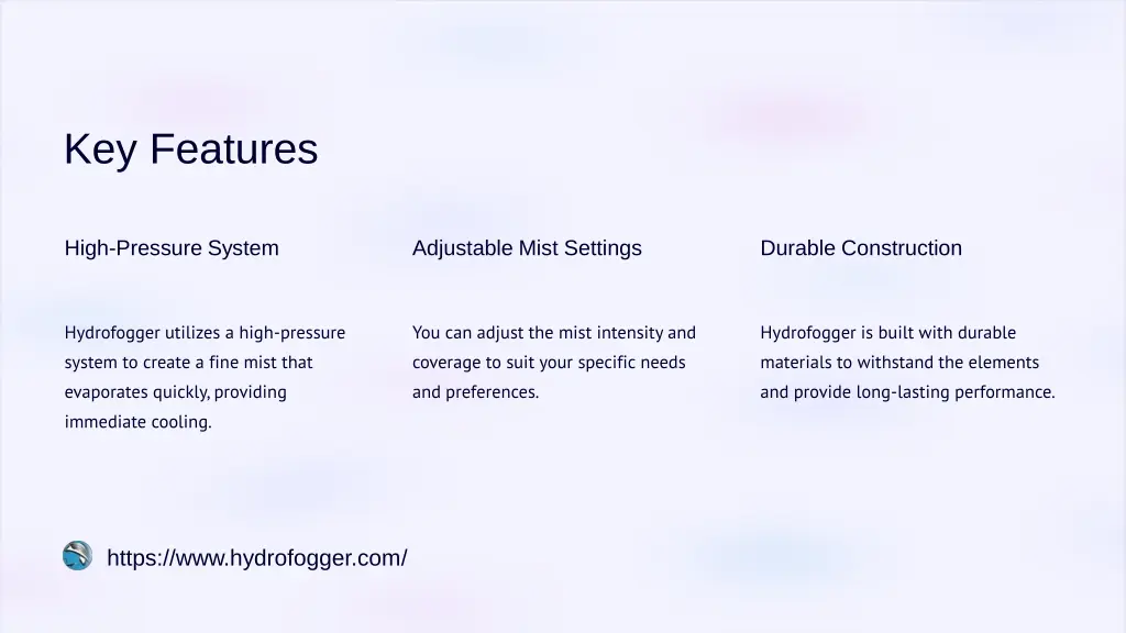 key features