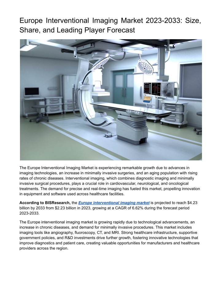 europe interventional imaging market 2023 2033