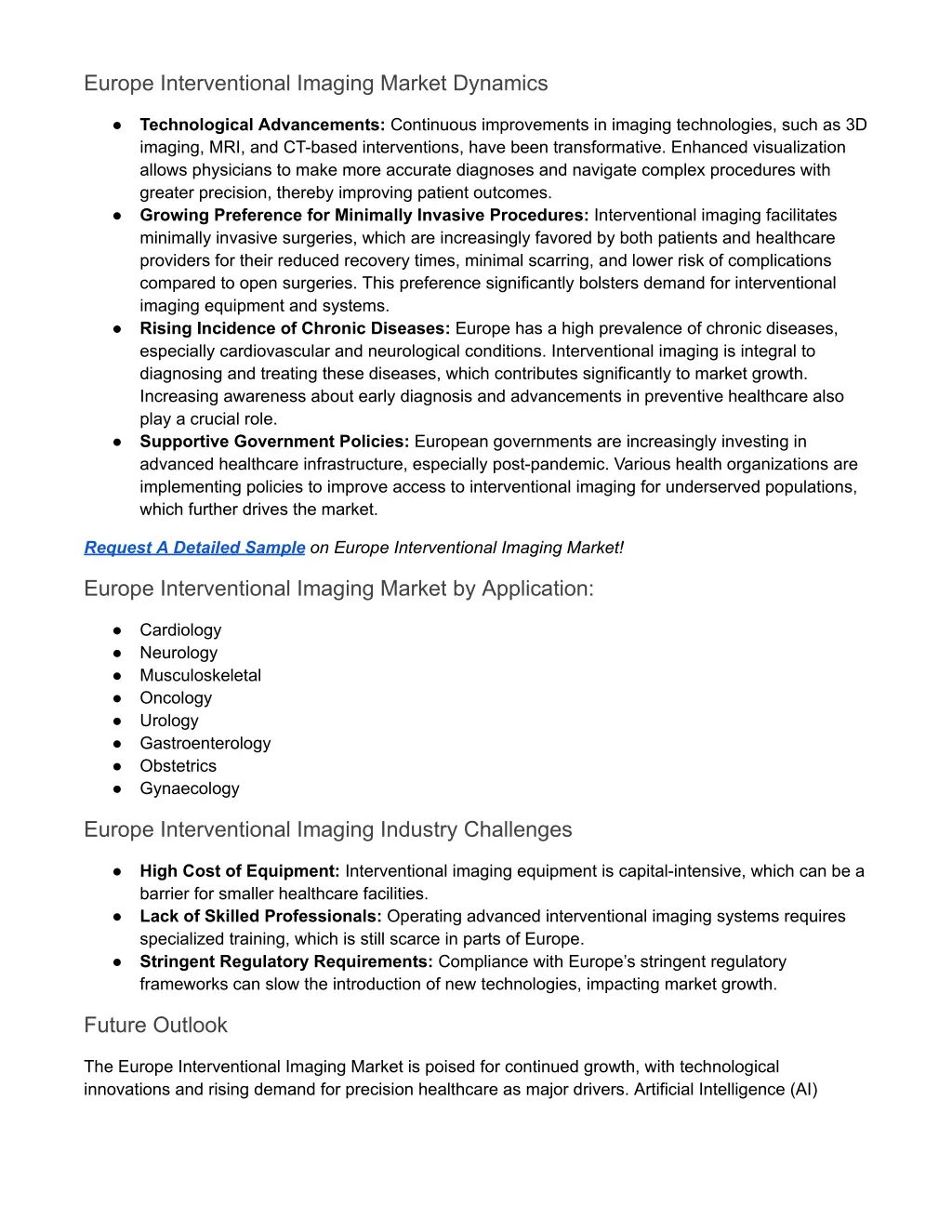 europe interventional imaging market dynamics