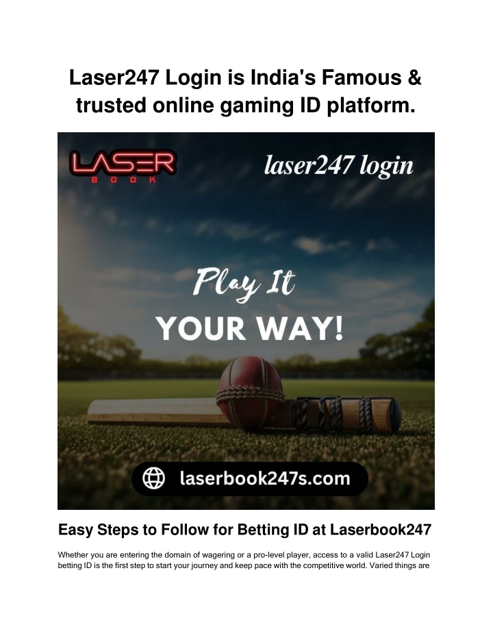 laser247 login is india s famous trusted online