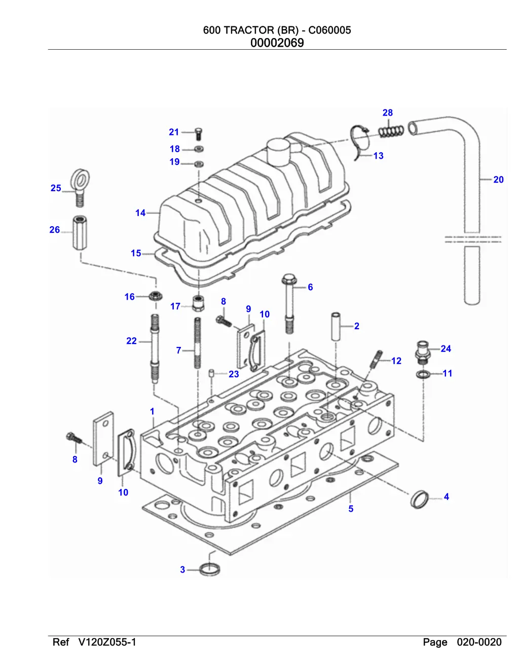 600 600 tractor tractor br 00002069 00002069