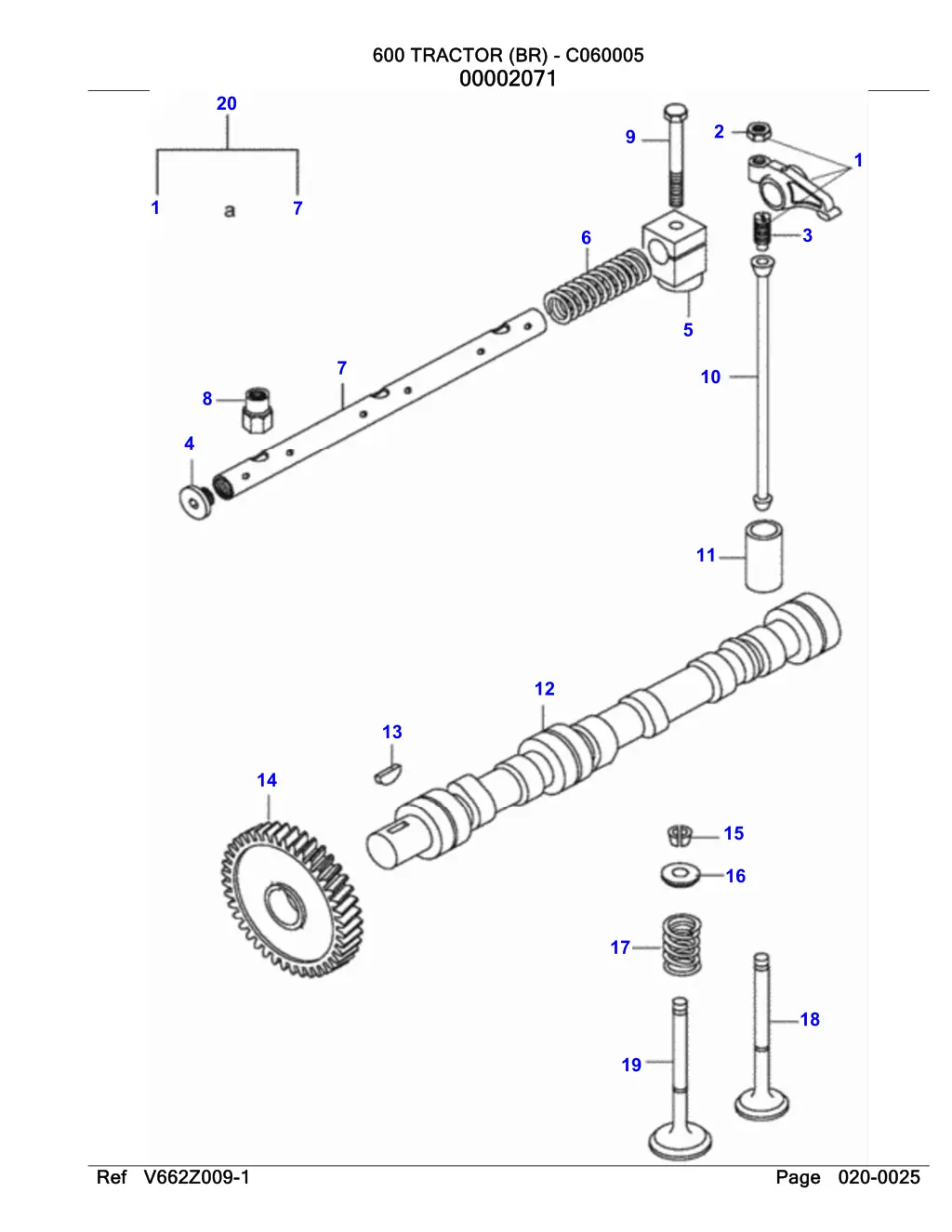 600 600 tractor tractor br 00002071 00002071