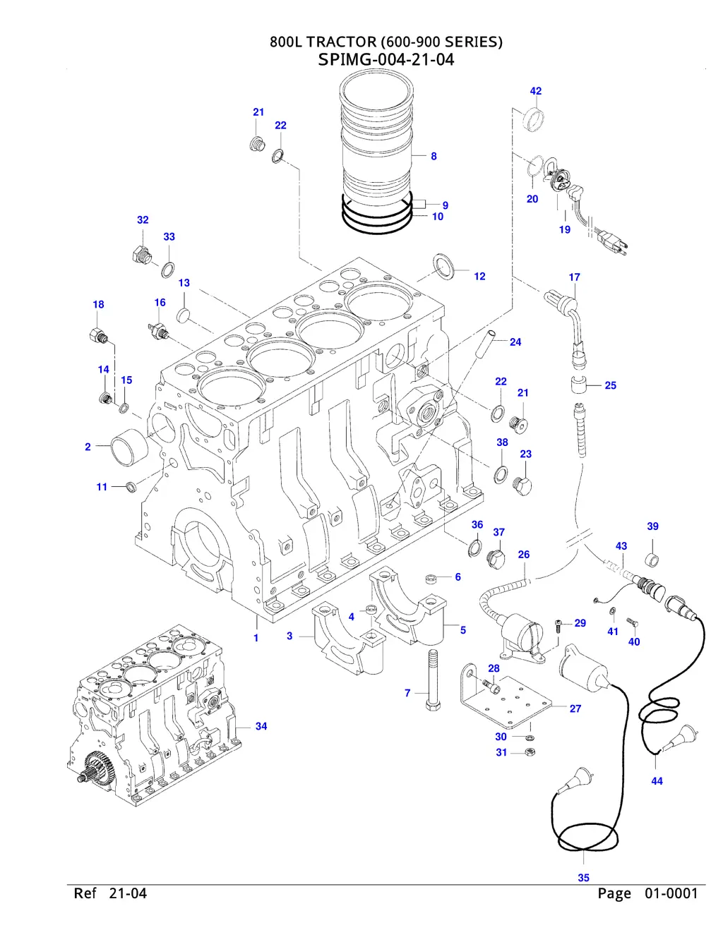 800l tractor 600 900 series 800l tractor