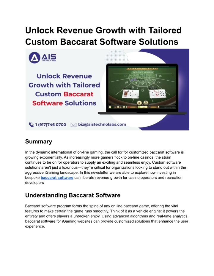 unlock revenue growth with tailored custom