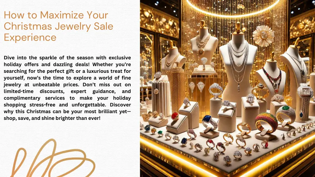 how to maximize your christmas jewelry sale