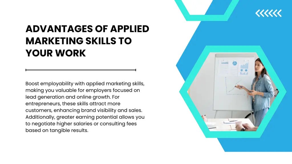 advantages of applied marketing skills to your