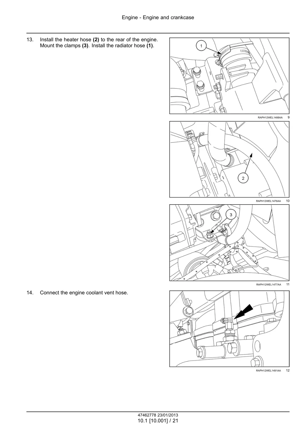 engine engine and crankcase 17