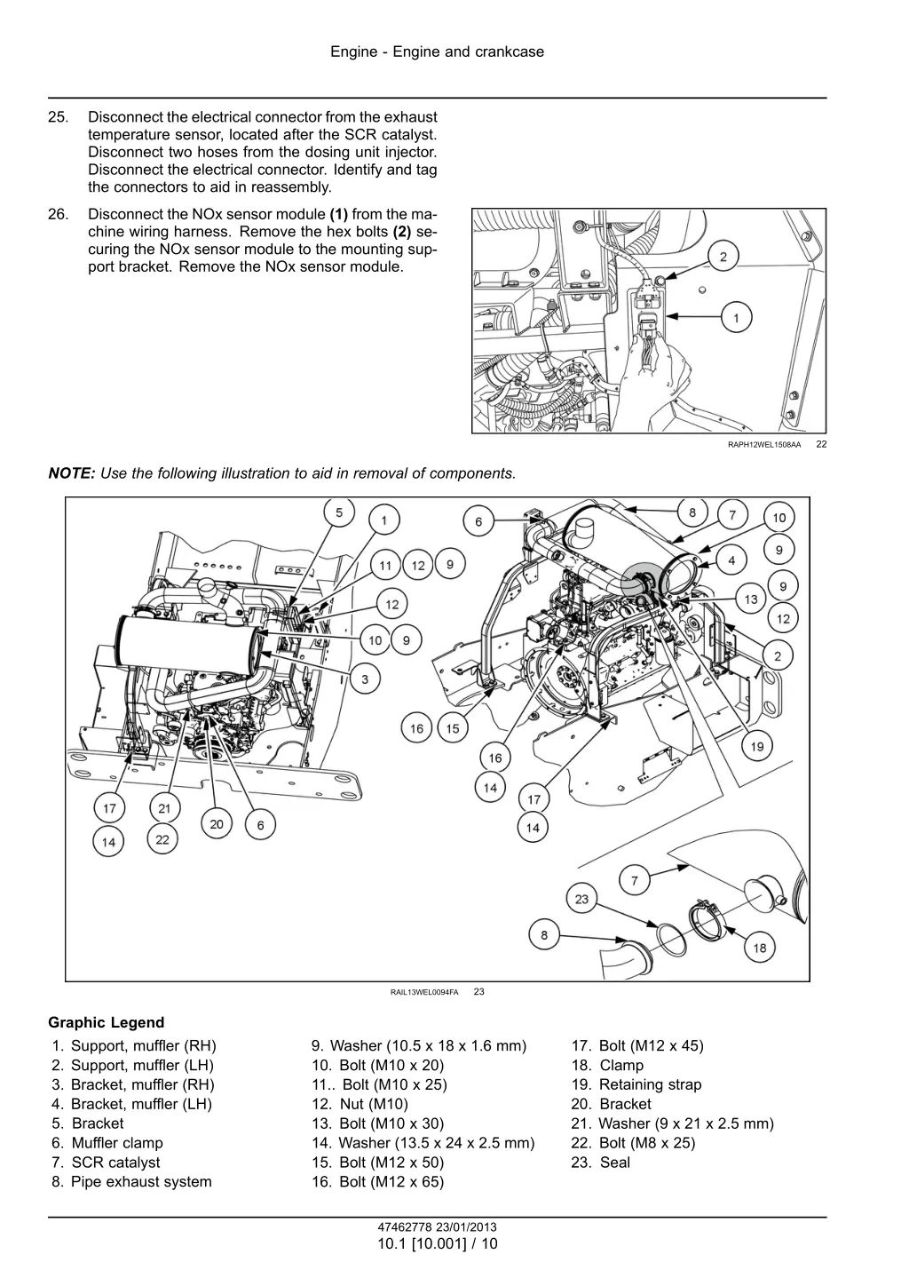 engine engine and crankcase 6