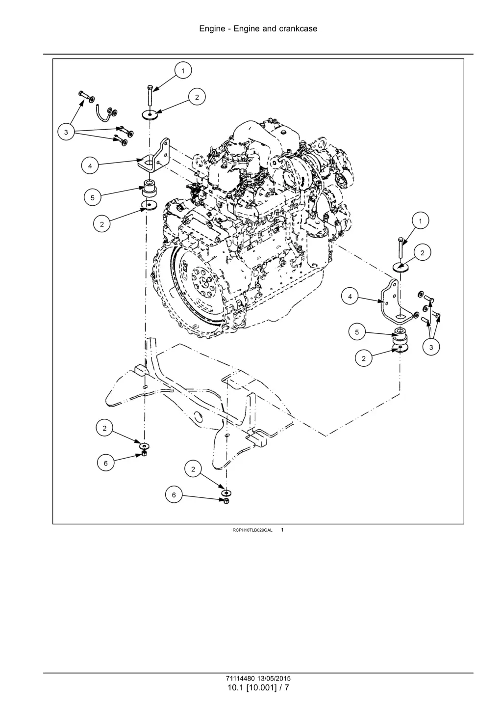 engine engine and crankcase 3