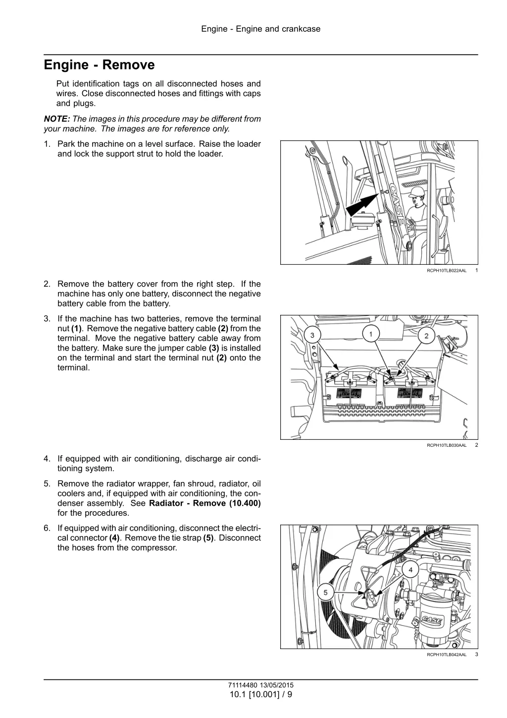 engine engine and crankcase 5