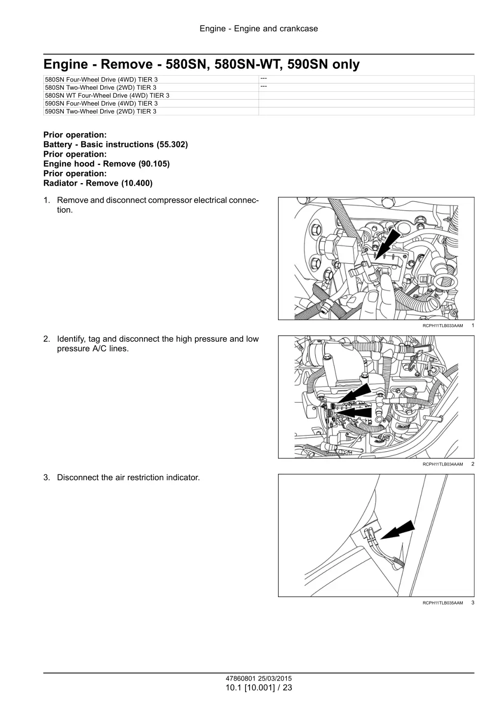 engine engine and crankcase 13