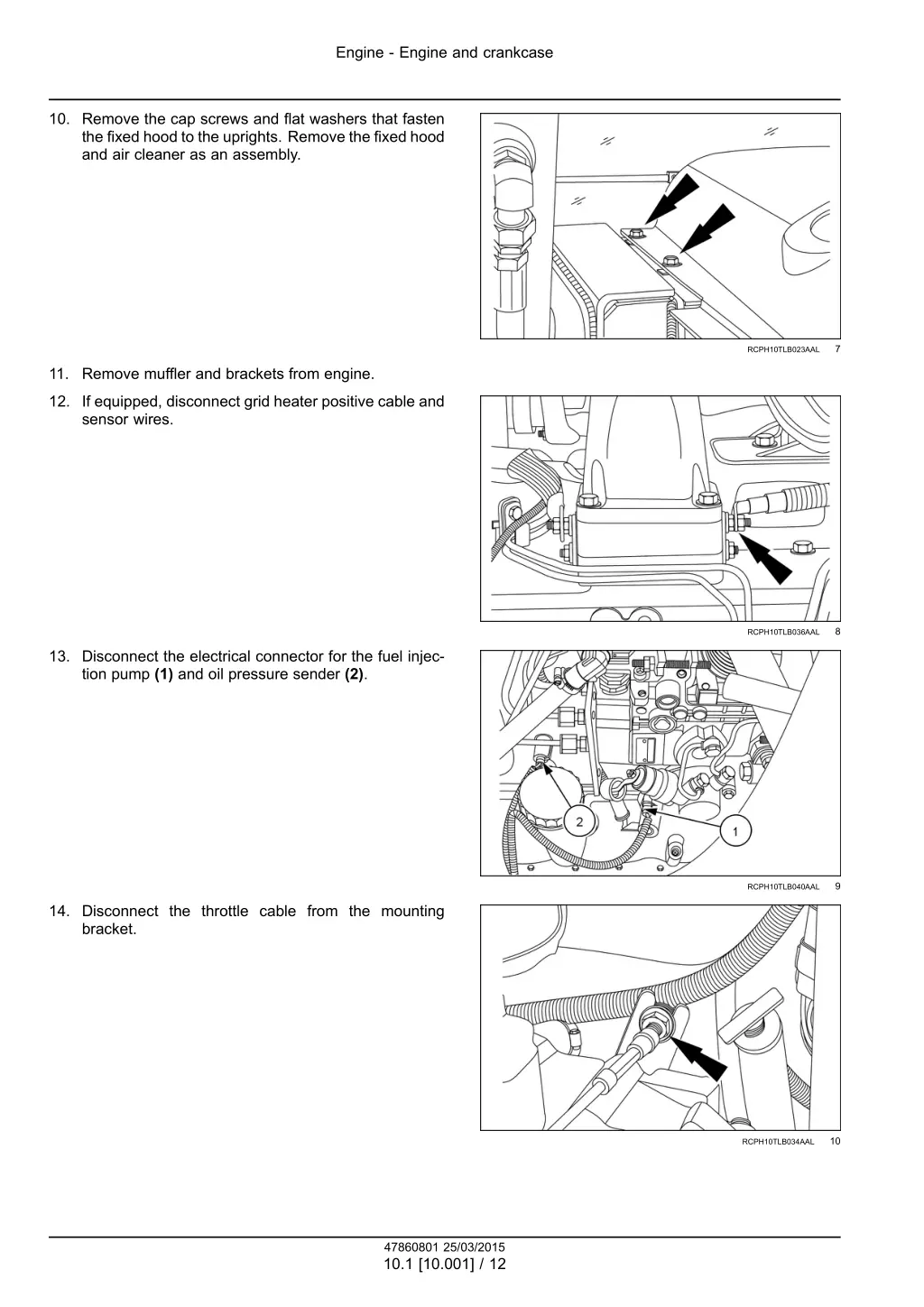 engine engine and crankcase 2