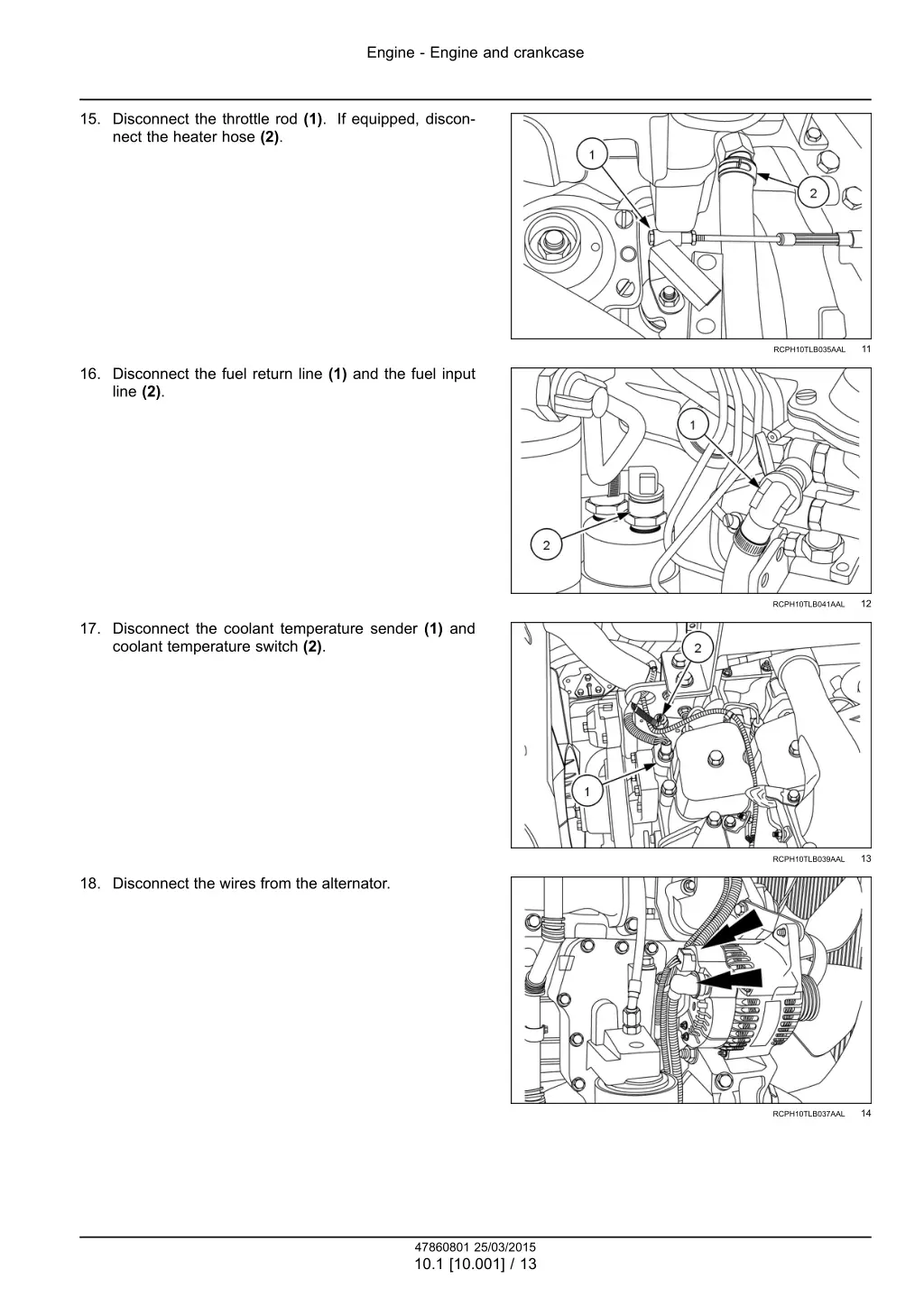 engine engine and crankcase 3