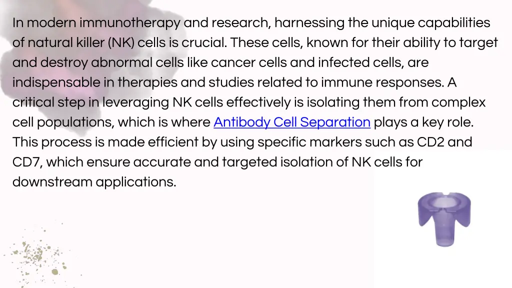 in modern immunotherapy and research harnessing