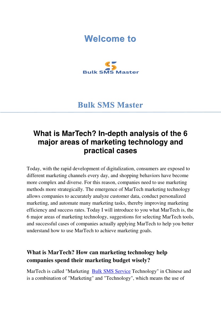 what is martech in depth analysis of the 6 major