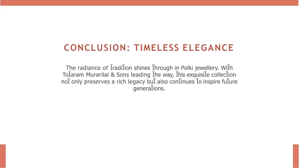 conclusion timeless elegance