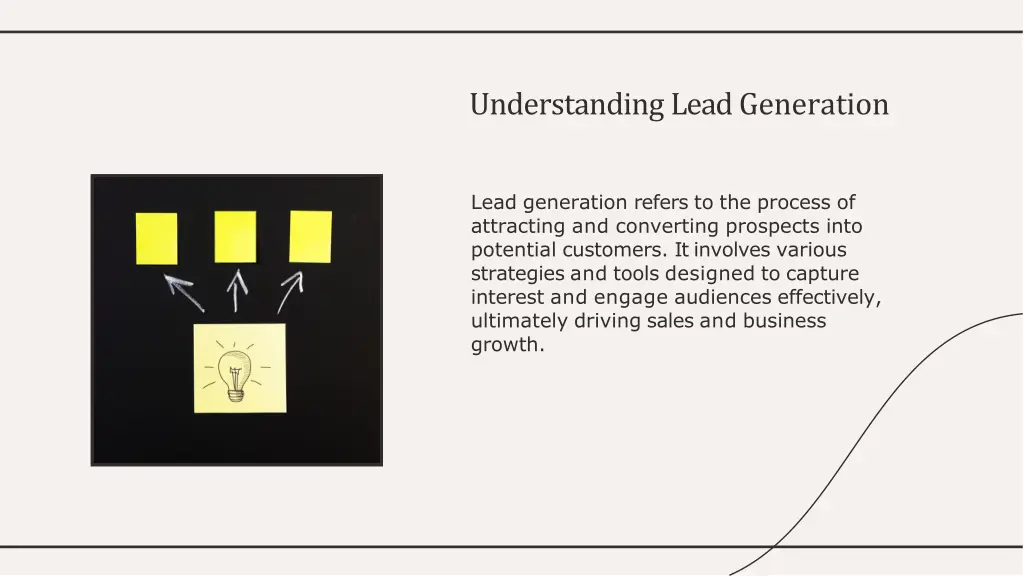 understanding lead generation