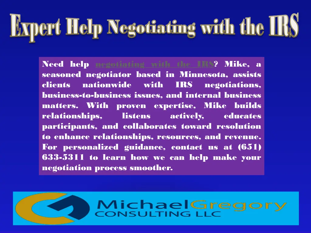 expert help negotiating with the irs expert help 3