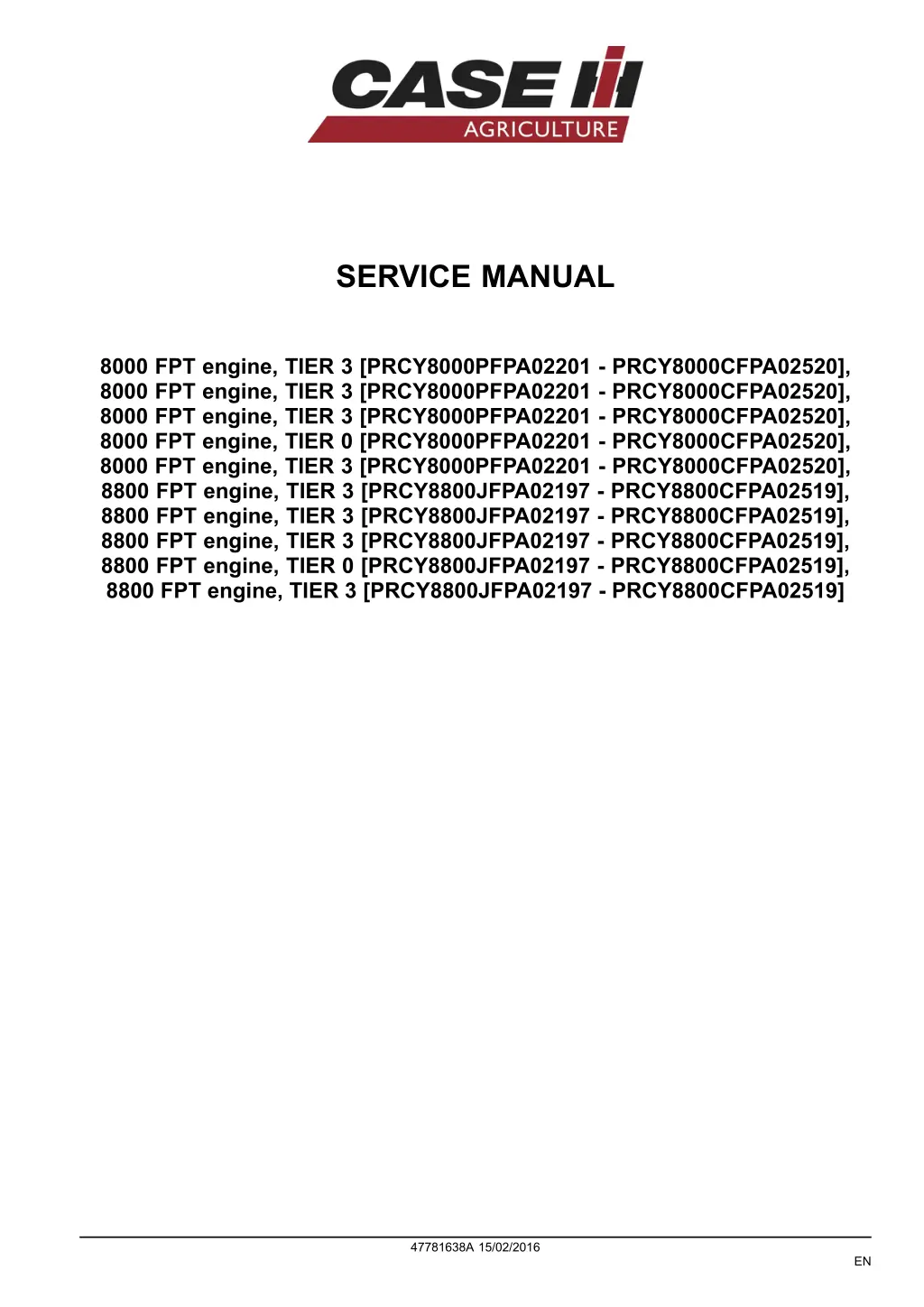 service manual 1