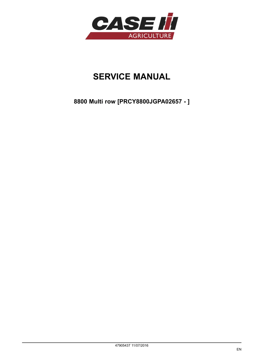 service manual 1