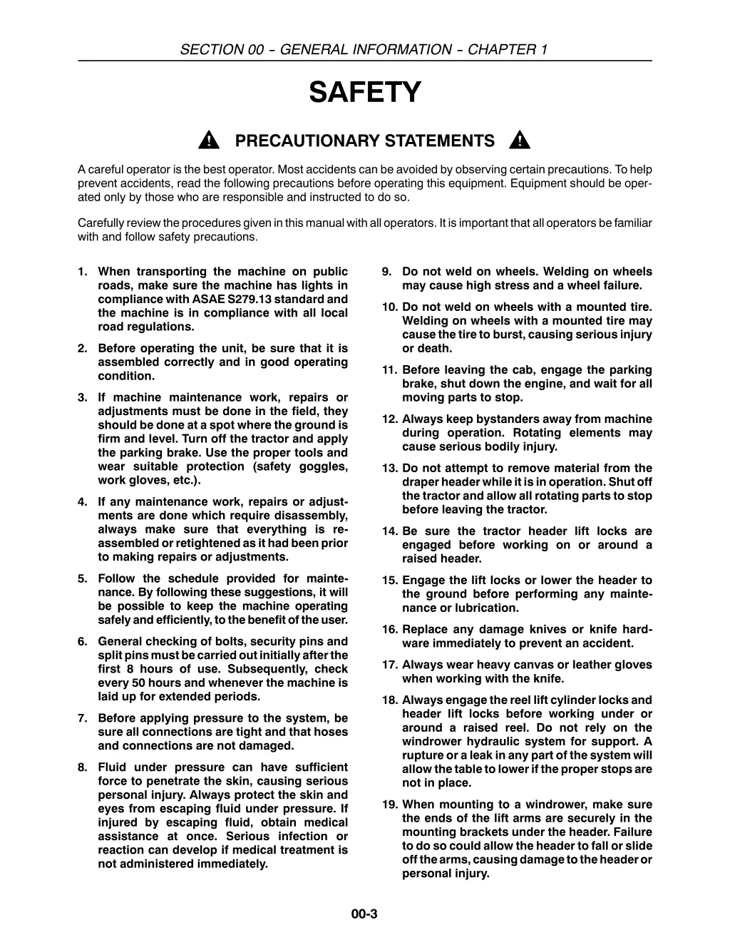 section 00 general information chapter 1 2