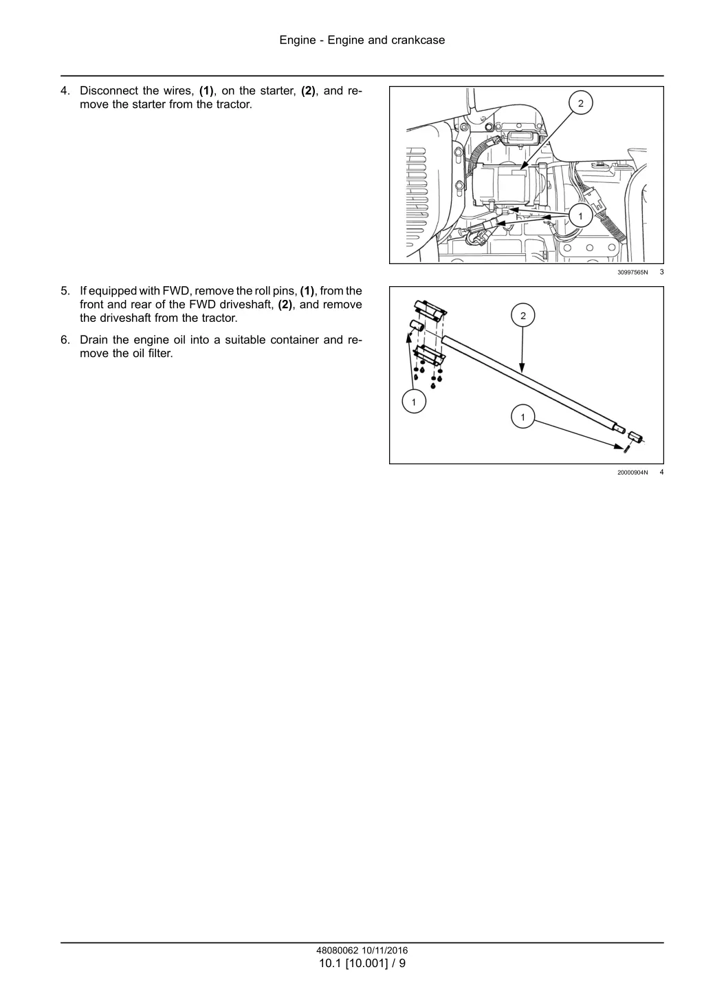 engine engine and crankcase 1