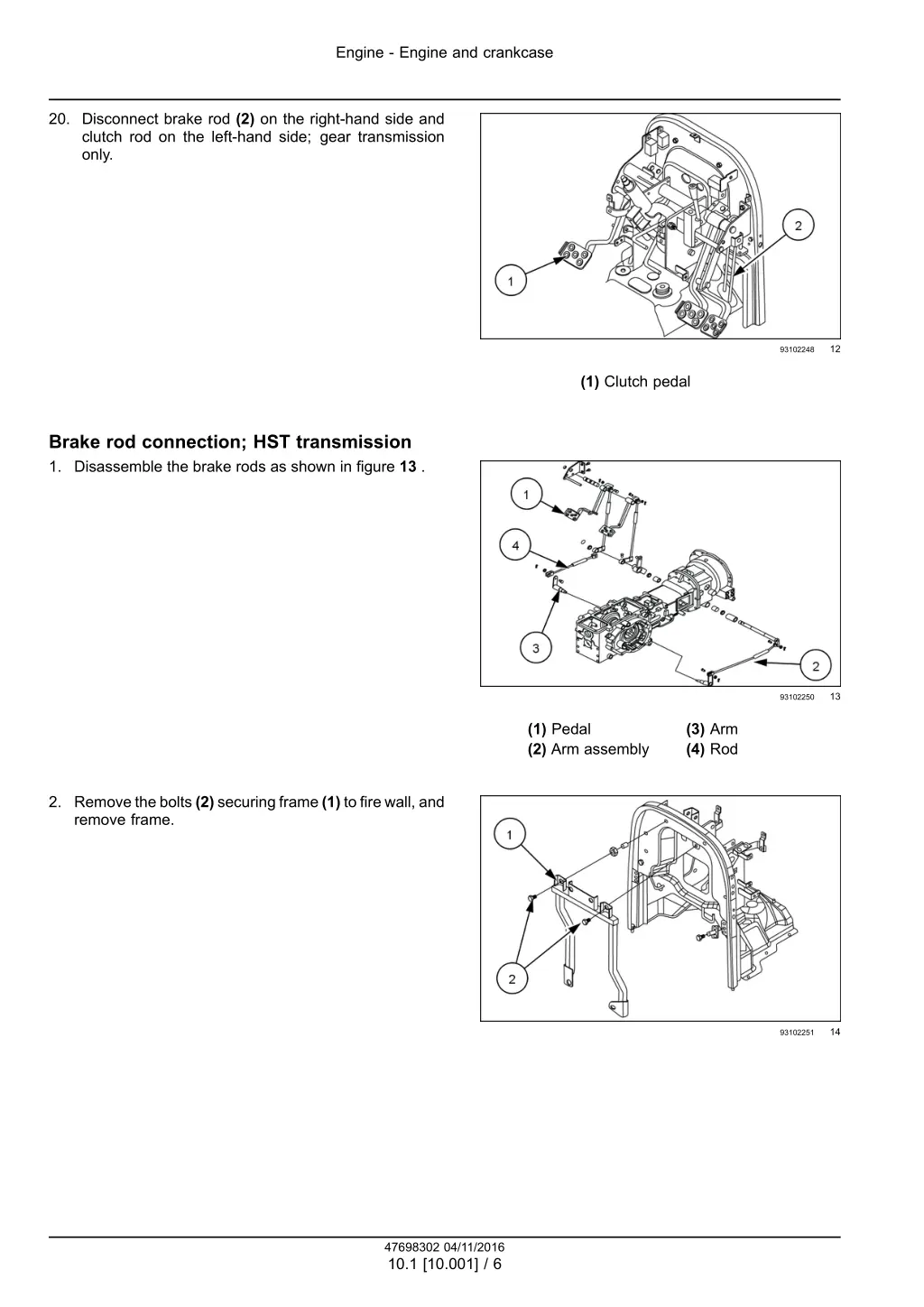 engine engine and crankcase 3