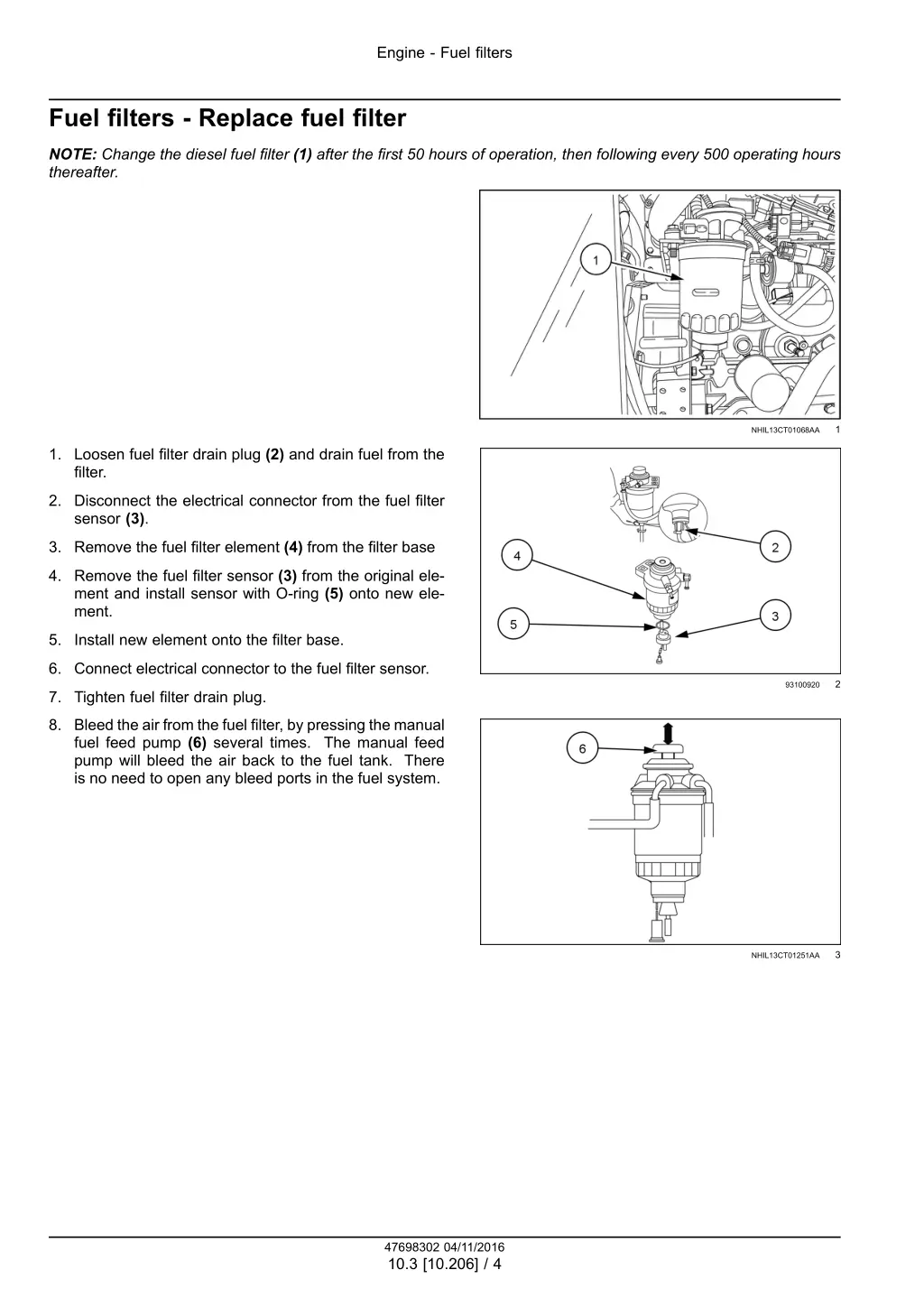 engine fuel filters