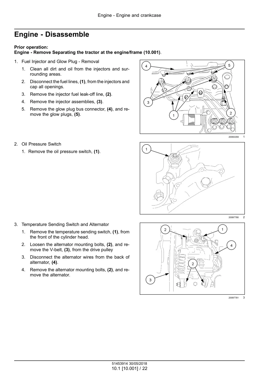 engine engine and crankcase 14