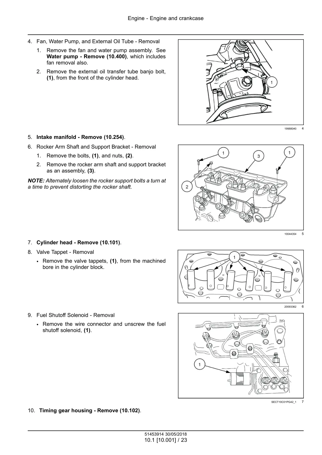 engine engine and crankcase 15