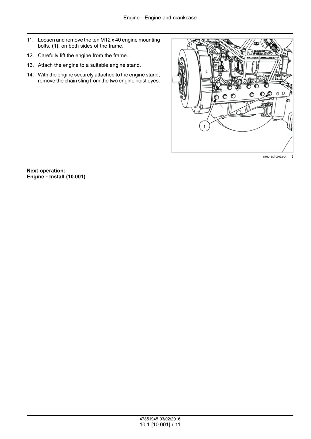 engine engine and crankcase 8